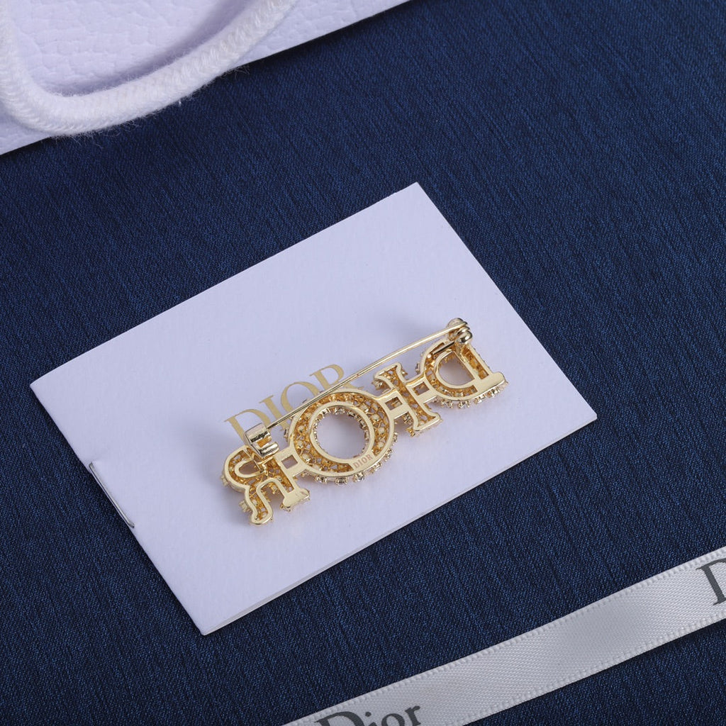 Dior CD Brooch 176405