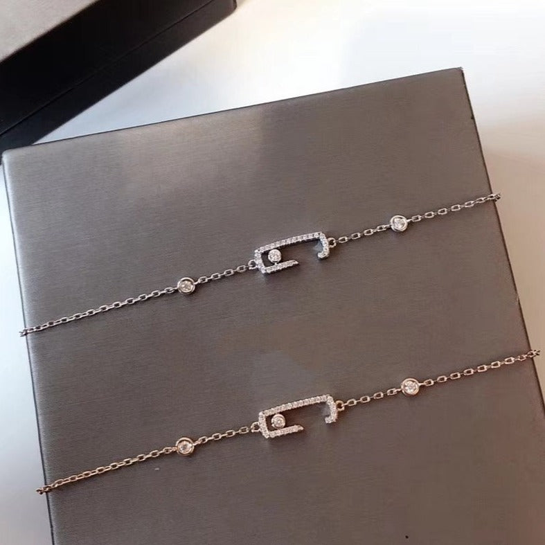 Messika Move Uno Open Cubic Zirconia Bracelet