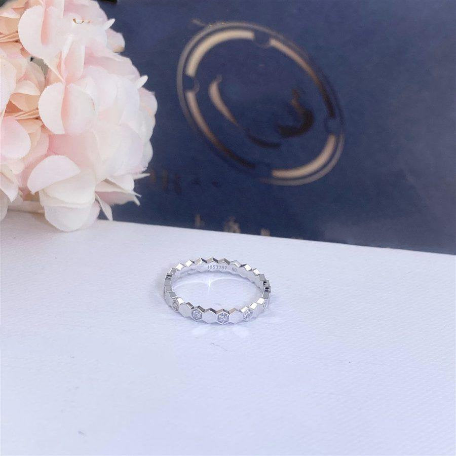 Chaumet Bee Love Ring Silver Cubic Zirconia