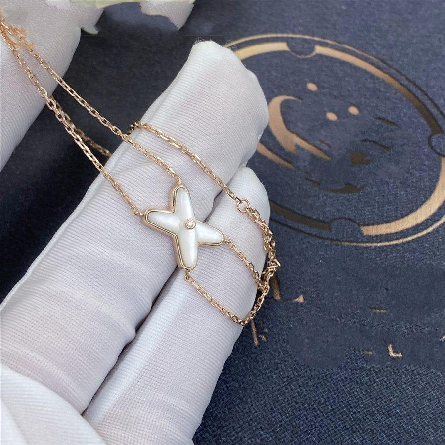 Chaumet Jeux Bracelet White MOP Pink Gold 1 Cubic Zirconia