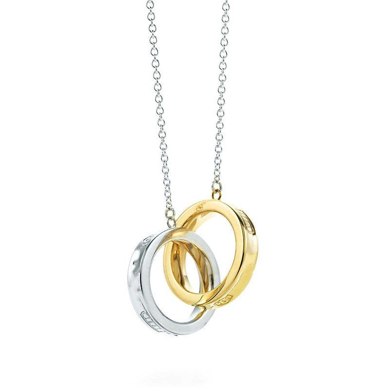 Tiffany Interlocking Circles Pendant Small Necklace